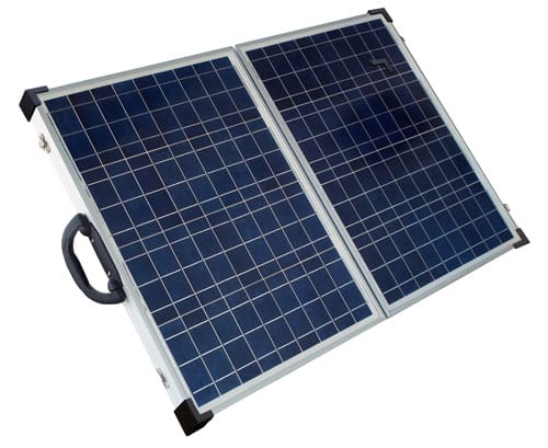 How does a solar panel power a solar pump?