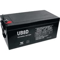 What is recommended charge rate for UB-8D battery.