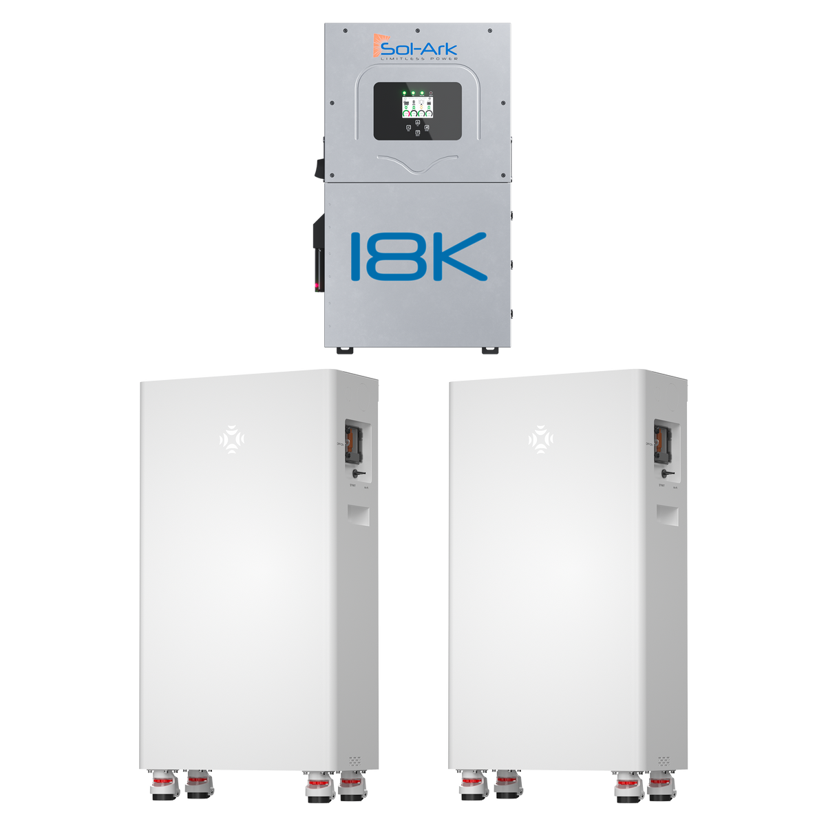 Sol-Ark 18K-2P Limitless Bundle with UZ Energy IG-16K-U 32kWh Outdoor Battery