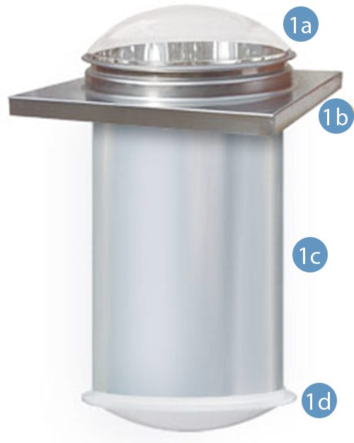 Natural Light Kit: 21" Tubular Skylight Kit