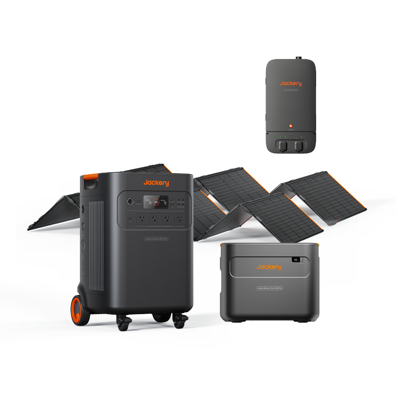 Jackery 5000 Plus 5040Wh 7200W LiFePO4 Expandable Backup Solar Generator
