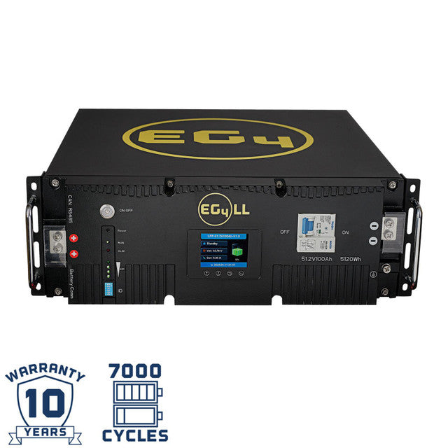 EG4 LL-S 5.12Kwh 48V 100Ah Lithium Iron Phosphate Server Rack Battery