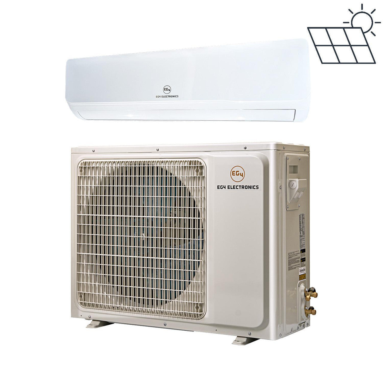 EG4 12K Hybrid AC/DC Solar Mini Split | 22 SEER | 12,000 BTU | 650 SQFT