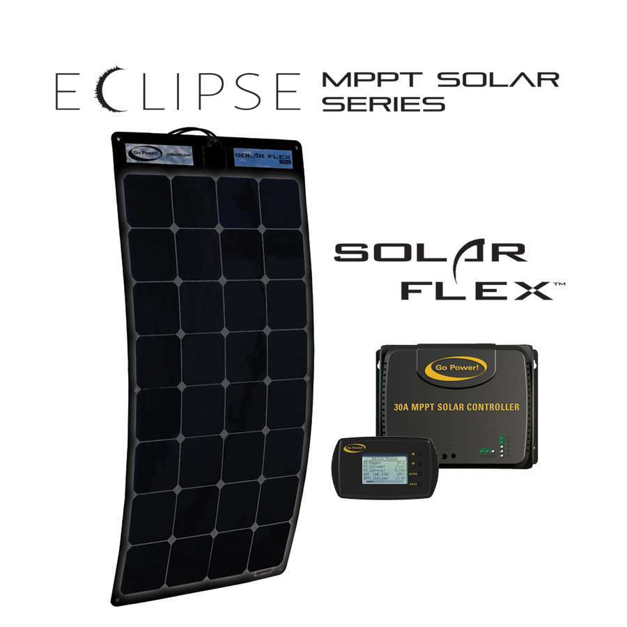 Go Power! SolarFlex Eclipse 190W Flexible Solar Kit with 30A MPPT Controller