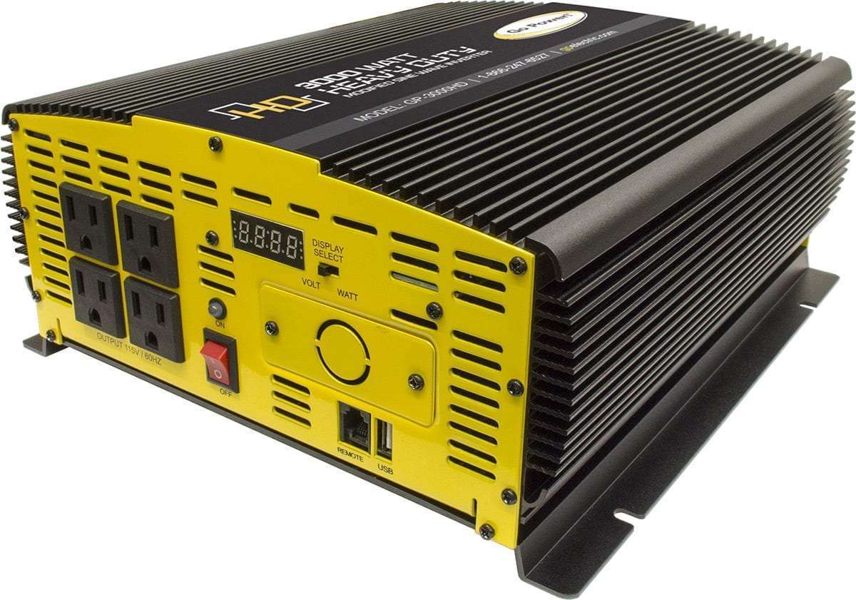 Go Power! GP-3000HD: 3000 WATT MODIFIED SINE WAVE INVERTER 12V
