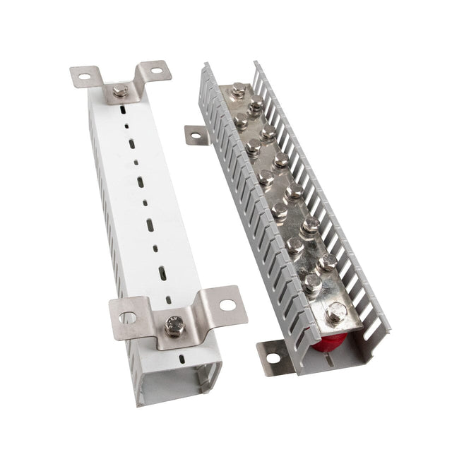 EG4 600A 12 Stud Busbars | Red & Black