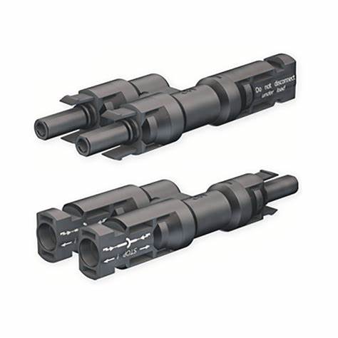 MC4, SOLARLINE2 PV-AZS4, LOCKING BRANCH PLUG, CONN, 2P MALE (-), 1P FEMALE (+)