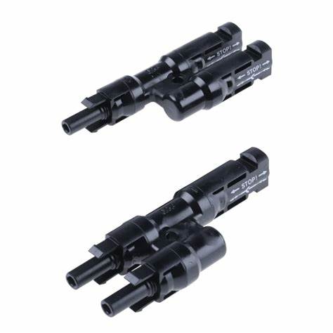 MC4, SOLARLINE2 PV-AZB4, LOCKING BRANCH PLUG, CONNECTOR, 1P MALE (-), 2P FEMALE (+)