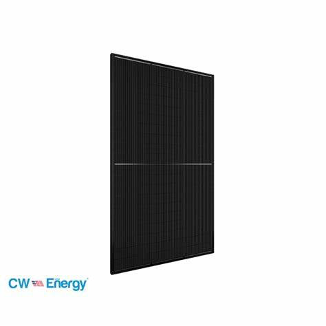 CW Energy 410W Bi-Facial Solar Panel — Black on Black
