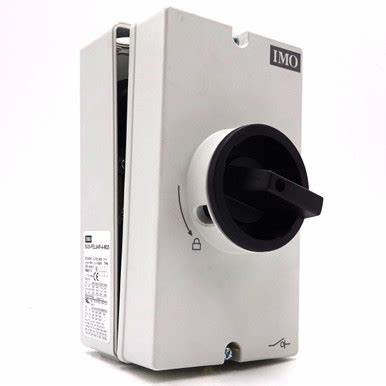 IMO Automation Enclosed DC Switch — 25A, 700 VDC, 4-Pole, IP65 (Gray)