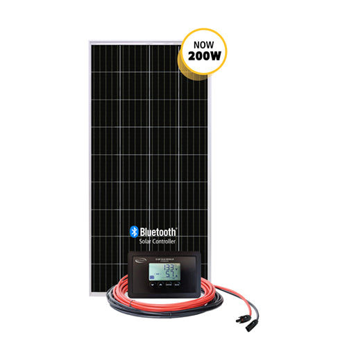 Go Power! Overlander 200W Solar Kit with 30A Digital Controller
