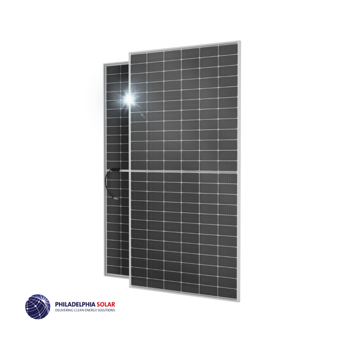 Philadelphia Solar 580W Nexus Bifacial Half Cell N-Type Mono Solar Panel PS-MNB144(HCBF)-580W