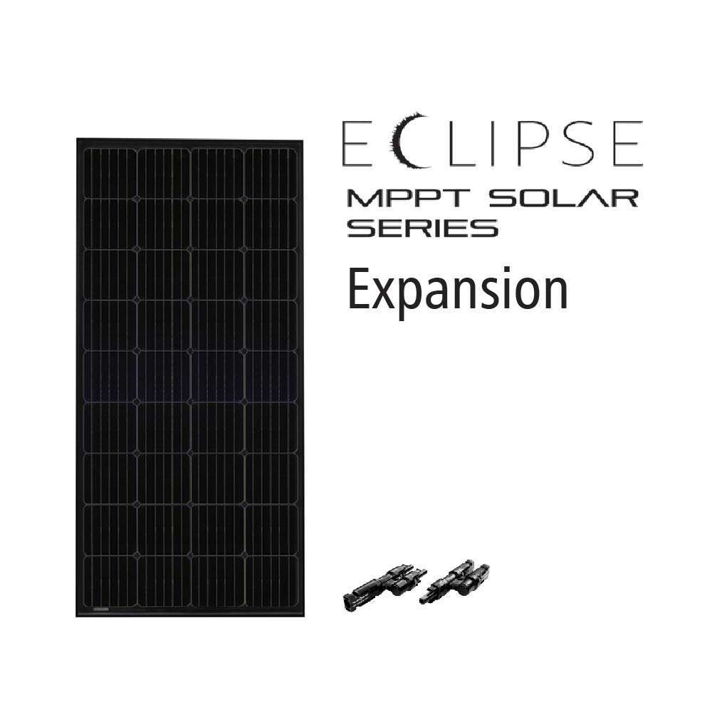 Go Power! GP-ECLIPSE-200E: 200W Black Solar Expansion Kit