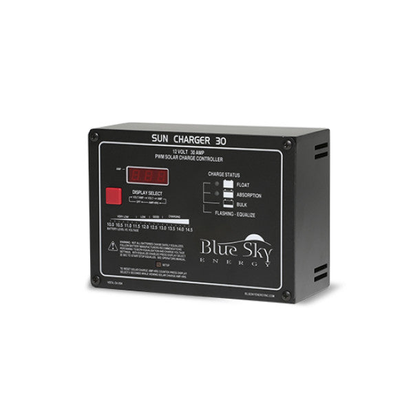 Blue Sky Energy, Sun Charger 30, PWM 30 Amp, 12 Volt Charge Controller