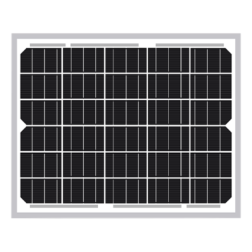 SLD Tech (Solarland) 10W 12v Monocrystalline Solar Panel Kit - ST-10P-12-R