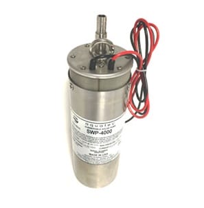 Aquatec swp-4000 solar water pumping kit up to 230 feet lift 1.25 gpm with Pole Mount
