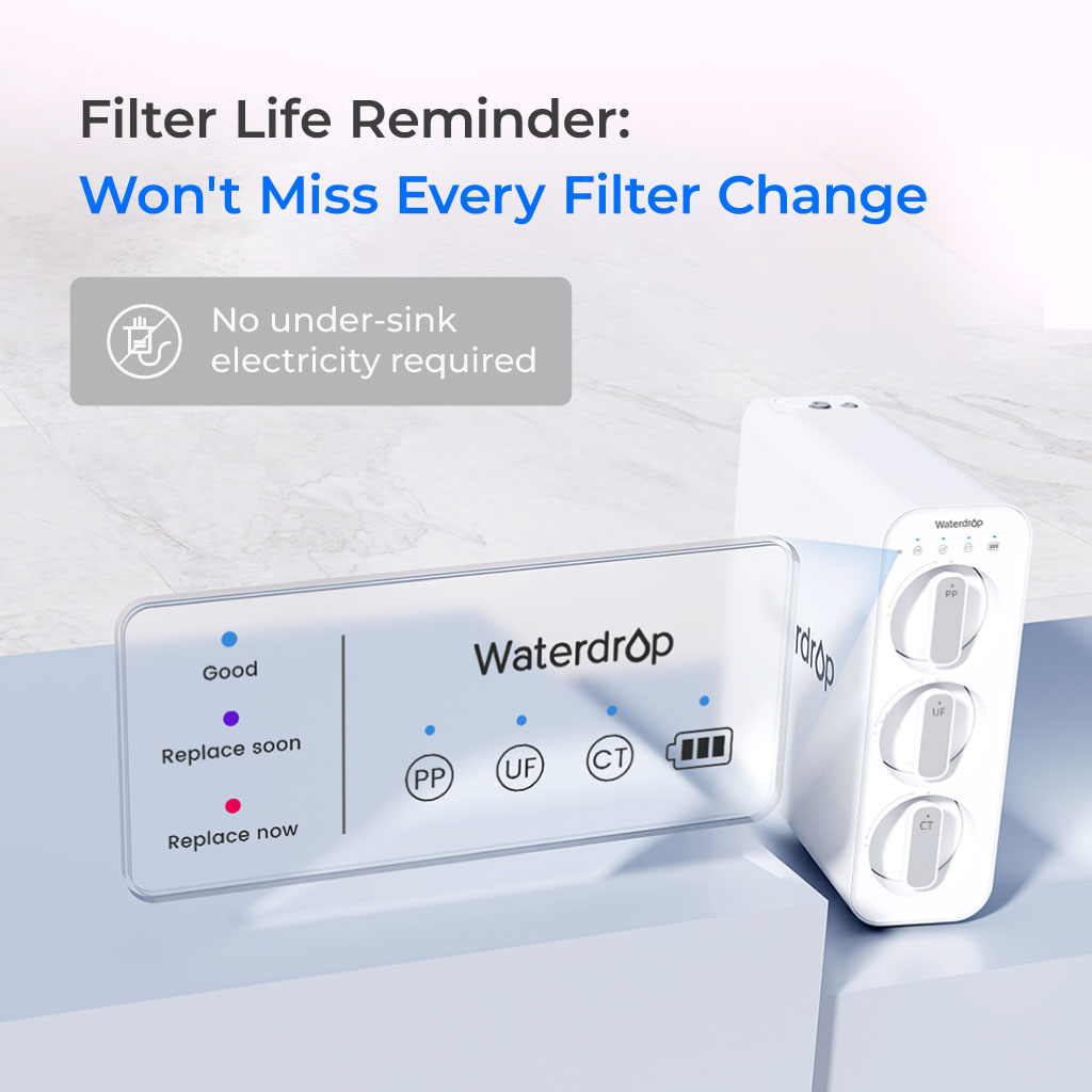 Ultrafiltration Under Sink Water Filter System Waterdrop TSU-W