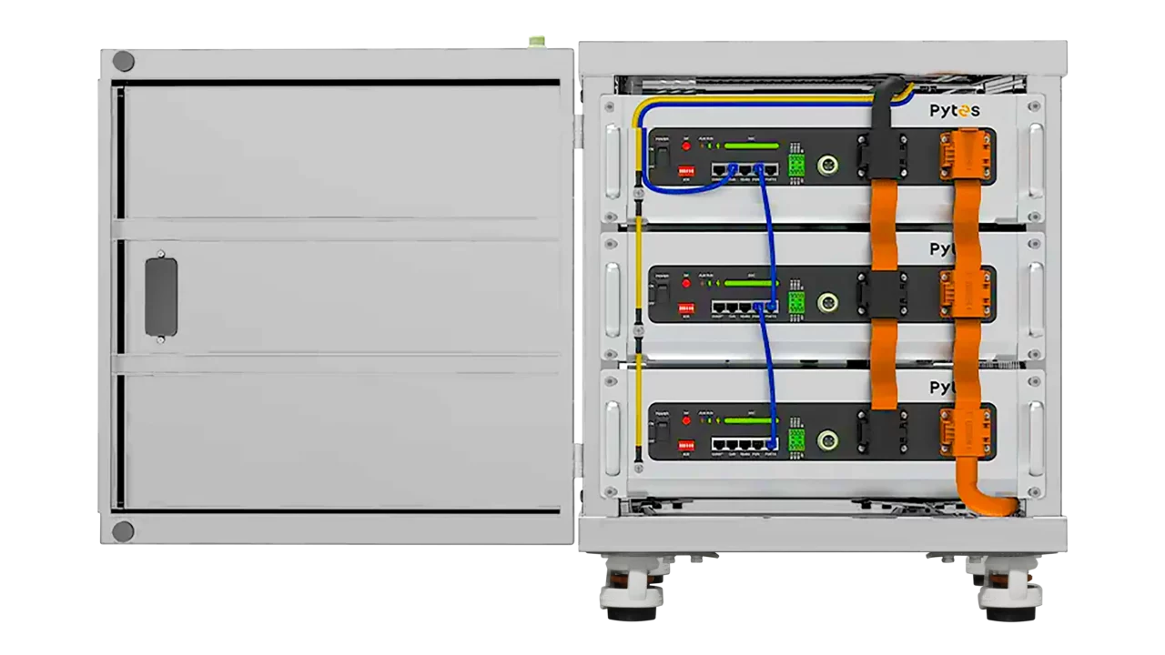 Pytes V-Box-IC Stackable Indoor 3-Slot Battery Rack for V5 Batteries