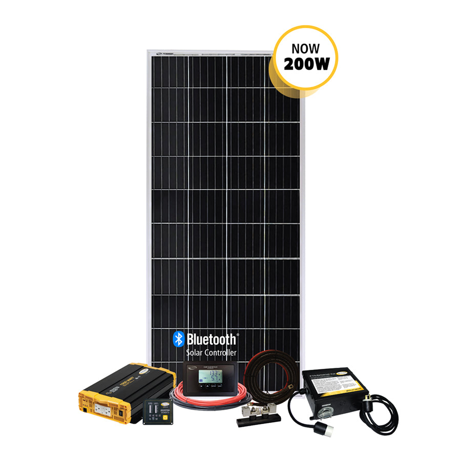 Go Power! Weekender ISW: 200W Solar & 1500W Inverter System