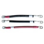 4/0 AWG 8" Black Battery Interconnect Cable 2 lugs