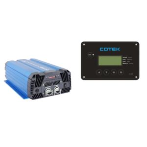 Cotek 2000W, 12V Inverter/Charger with CR-20C Remote SC2000-112 Combo