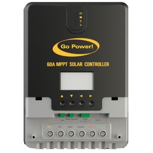 Go Power! GP-MPPT-PRO-60: 60A MPPT SOLAR CONTROLLER 150VDC w/ DISPLAY
