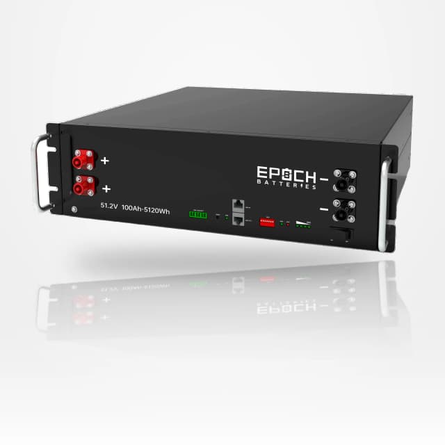 Epoch Batteries 48V 100Ah 5.12kWh Self-Heating Server Rack Lithium Battery | SR48100H
