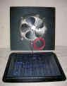 SunRise Solar- GBL 1250 FT Gable Fan Solar Powered Attic Fan | 30 watts