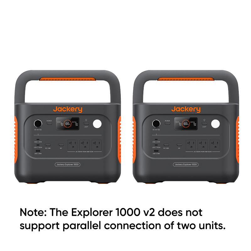 Jackery Explorer 1000 v2 1070Wh 1500W Pure Sine Wave LiFePO4 Battery Portable Power Station