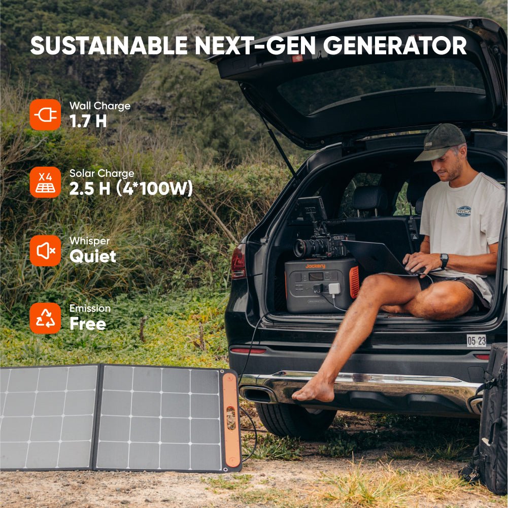 Jackery Explorer 700 Plus 680Wh 1000W LiFePO4 Battery Pure Sine Wave Portable Power Station