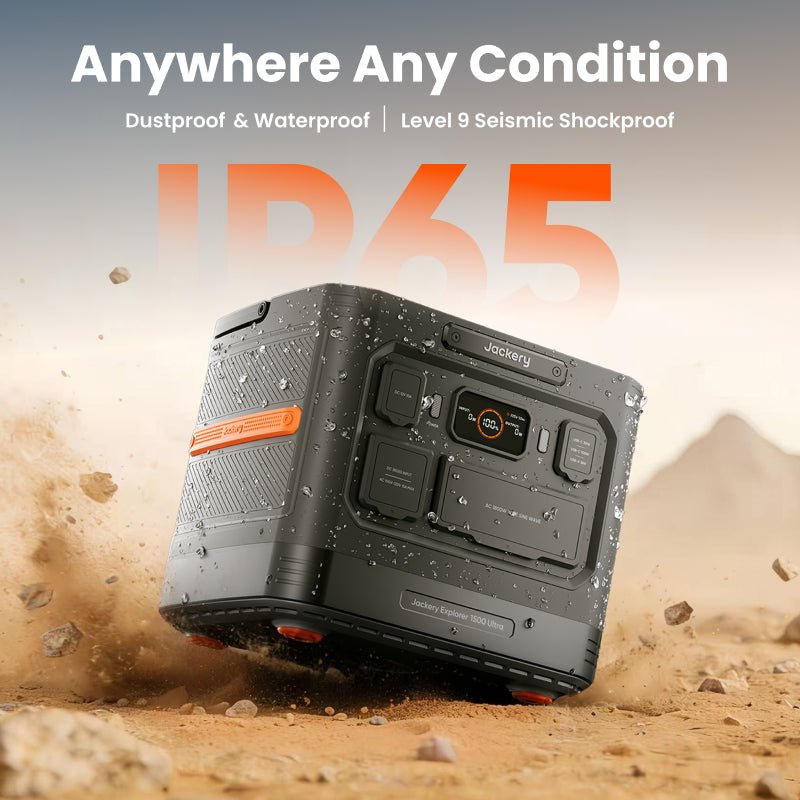 Jackery 1500 Ultra 1800W 1536Wh LiFePO4 Portable Power Station
