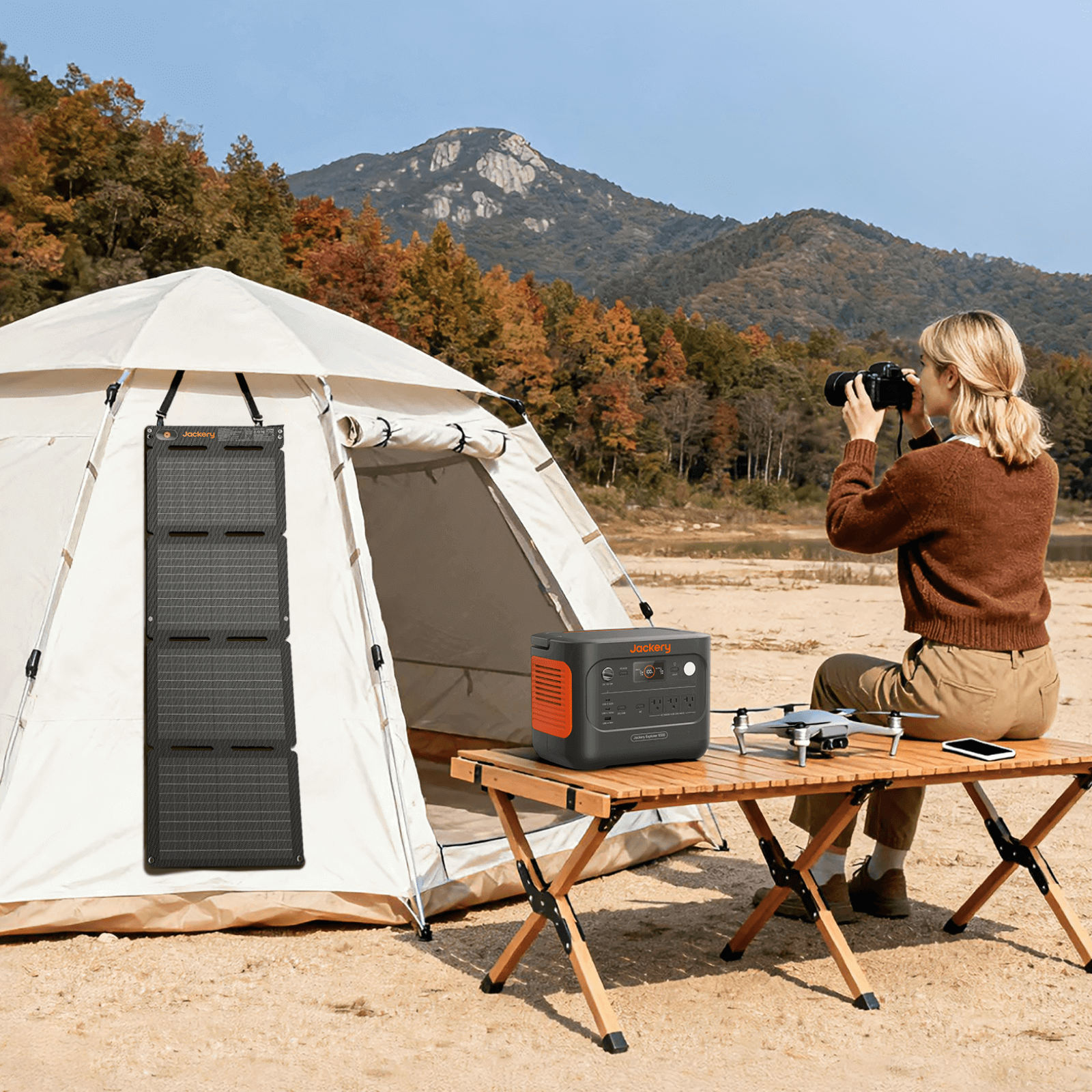 Jackery SolarSaga 40 Air 40W 25V Foldable Bifacial Solar Panel