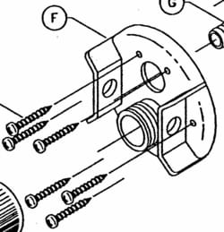 SHURFLO 9300 PUMP, REPAIR PART, Lift Plate 94-135-00