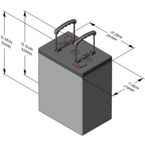 Sun Xtender PVX-3050T AGM Deep Cycle Solar Battery (6V) - 305 AH (24hr) - Concorde
