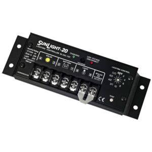 Morningstar SunLight SL-20L-12V w/ LVD, PWM Charge/ Lighting Controller, 20 Amp, 12 Volt