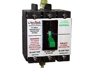 OutBack OBB-GFDI-80D-150VDC-PNL GFP Dual 80 amp Ground Fault Protection System