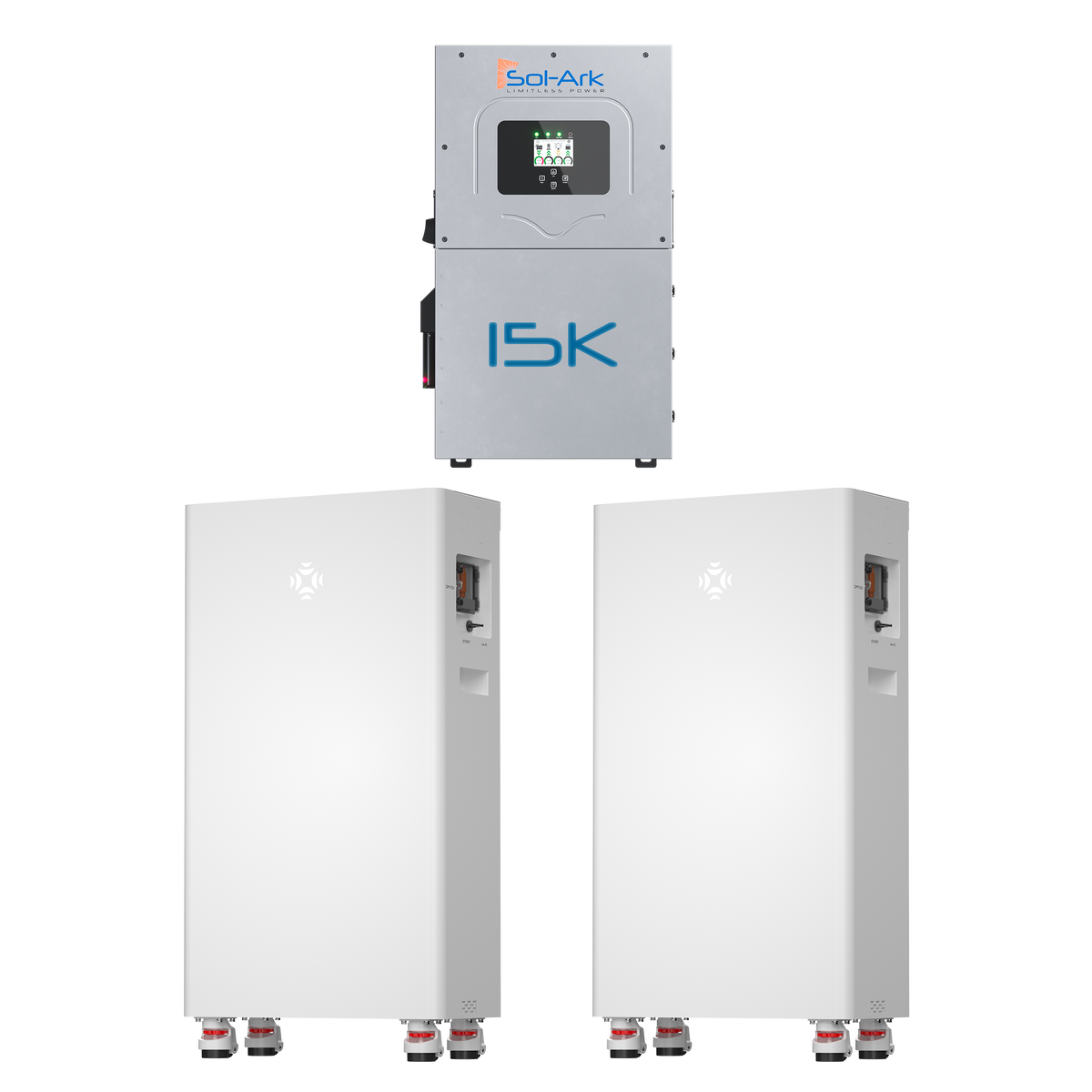 Sol-Ark 15K-2P Limitless Bundle with UZ Energy IG-16K-U 32kWh Outdoor Battery