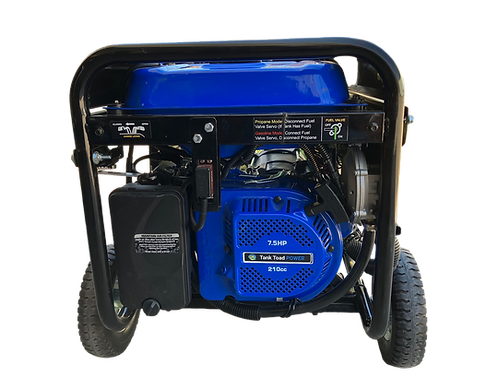 4500 Watt Portable Generator | 120v / 240V | Duel Fuel Gasoline or Propane | 2-Wire Start | Tank Toad Ranger