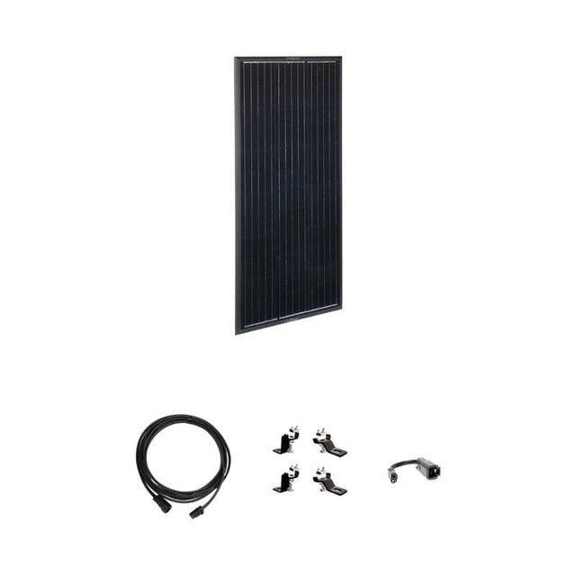Zamp Solar Airstream Obsidian 100 Watt Solar Panel Expansion Kit