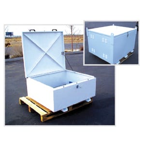 DPW Alum Chest Style Battery Box Enclosure for 16 x L16 or S530 Batteries Non Insulated