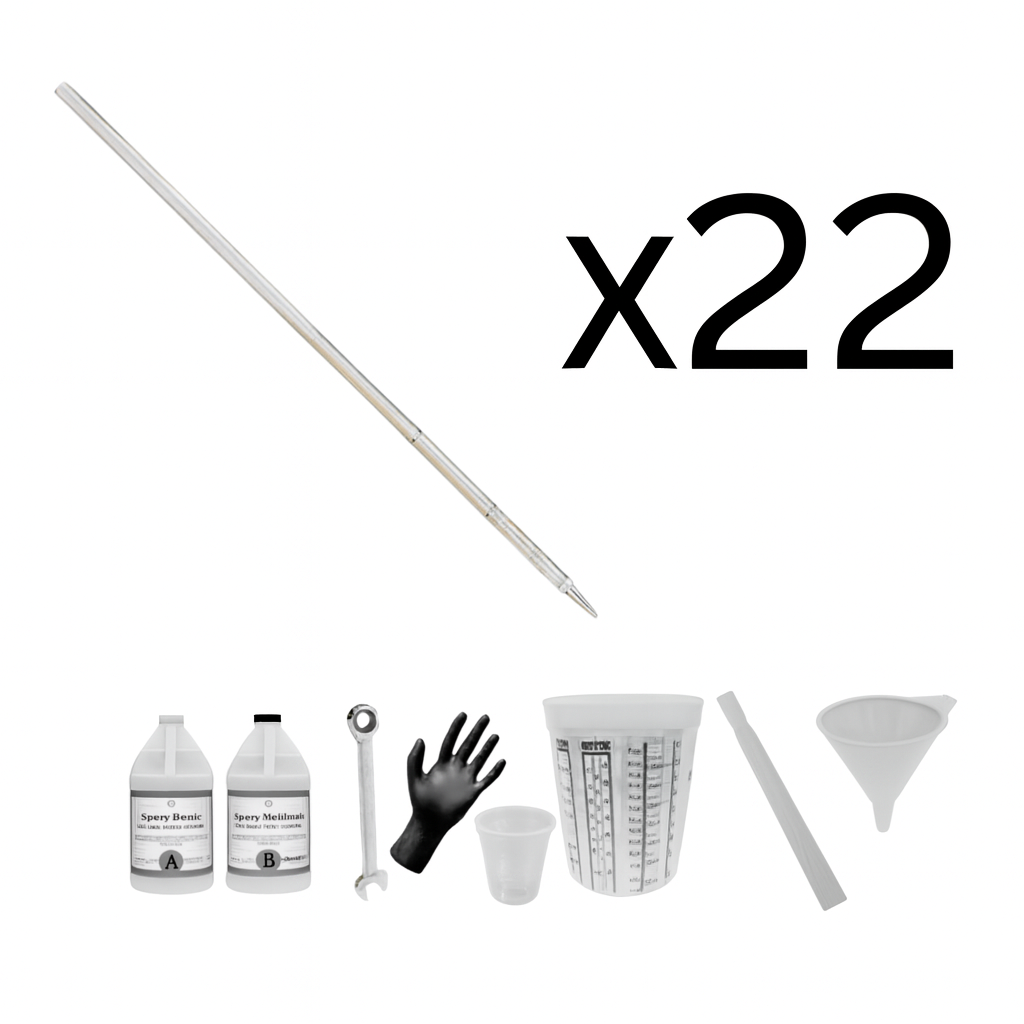 IntegraRack IR AnchorSpike™ Mounting Kit (22 Pack) For BallastRack Frames