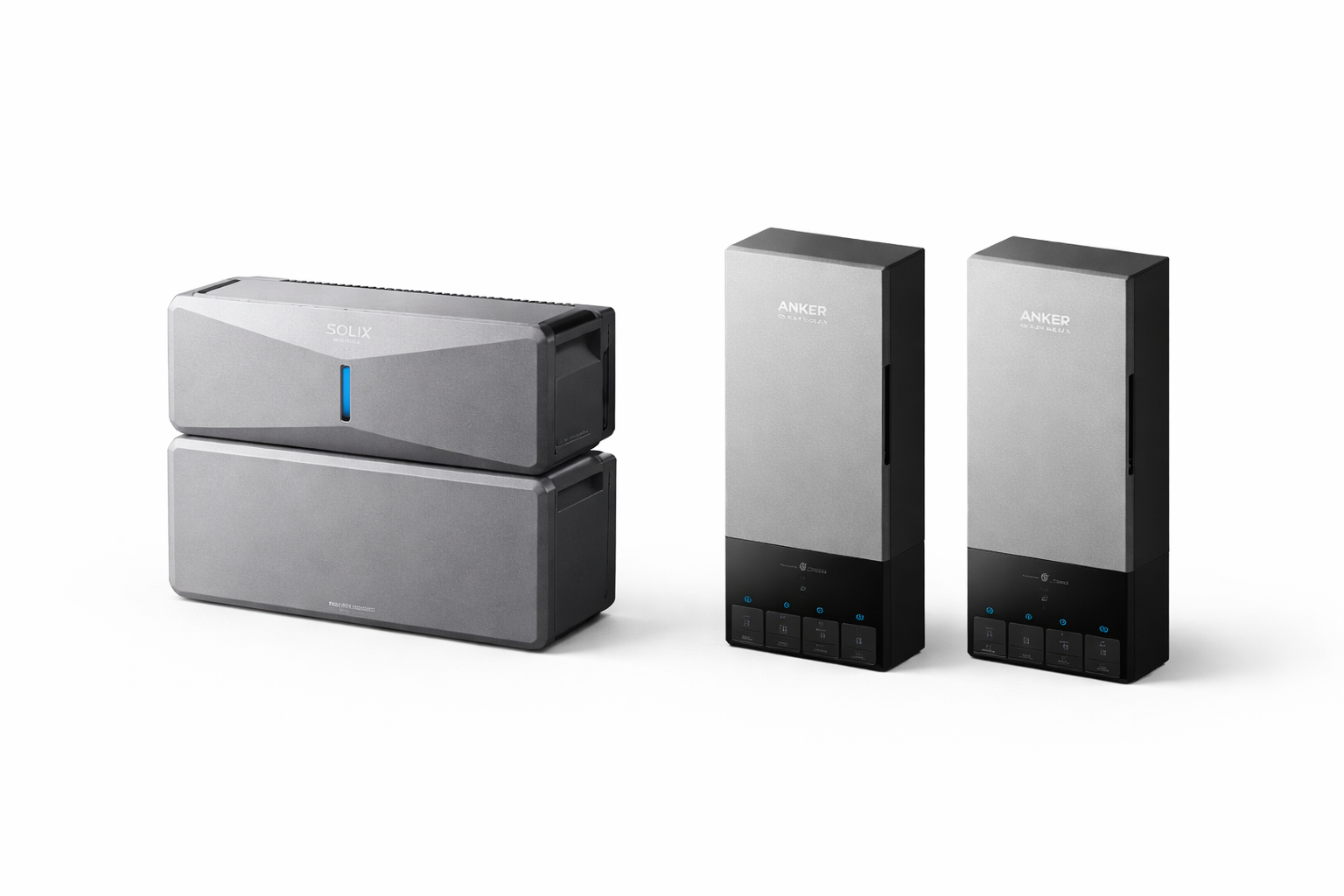 Anker SOLIX E10 Power Dock Bundle | 6kWh–36kWh LiFePO4 | Auto Transfer Switch | Whole Home Backup Solution with Optional Smart Generator