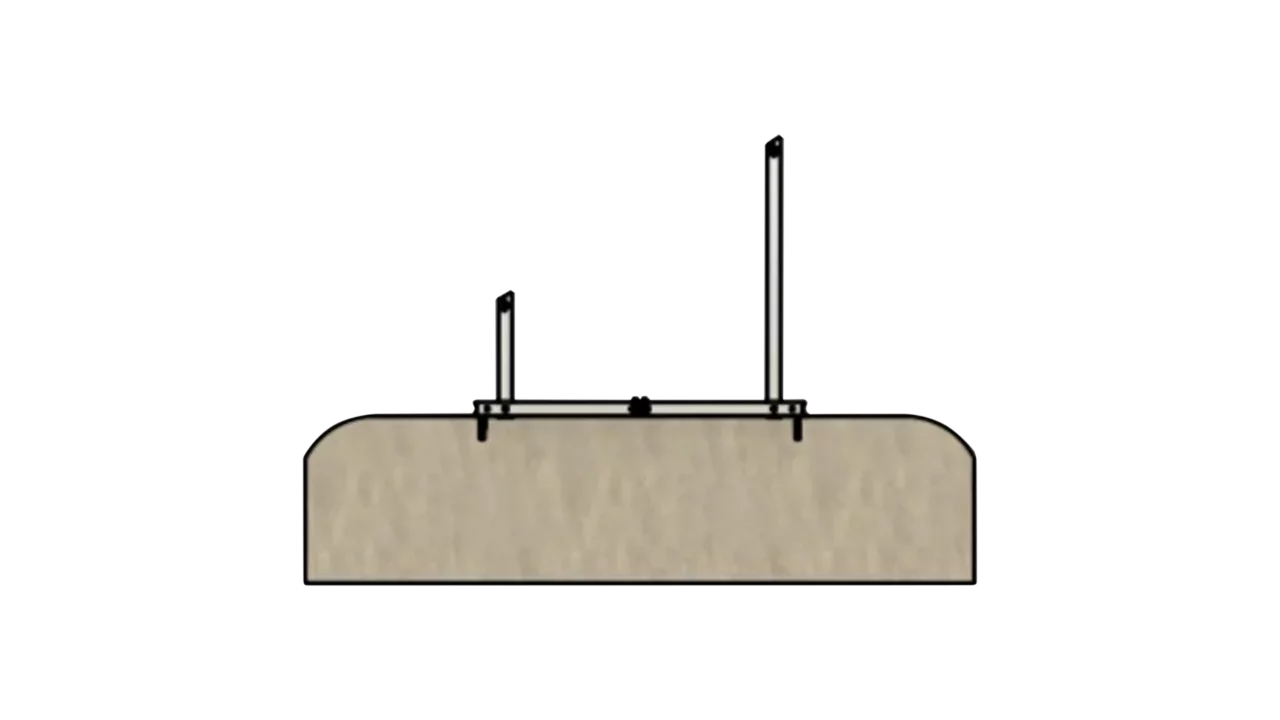 IntegraRack Concrete Slab/Footing Anchor Bolt Mounting Kit