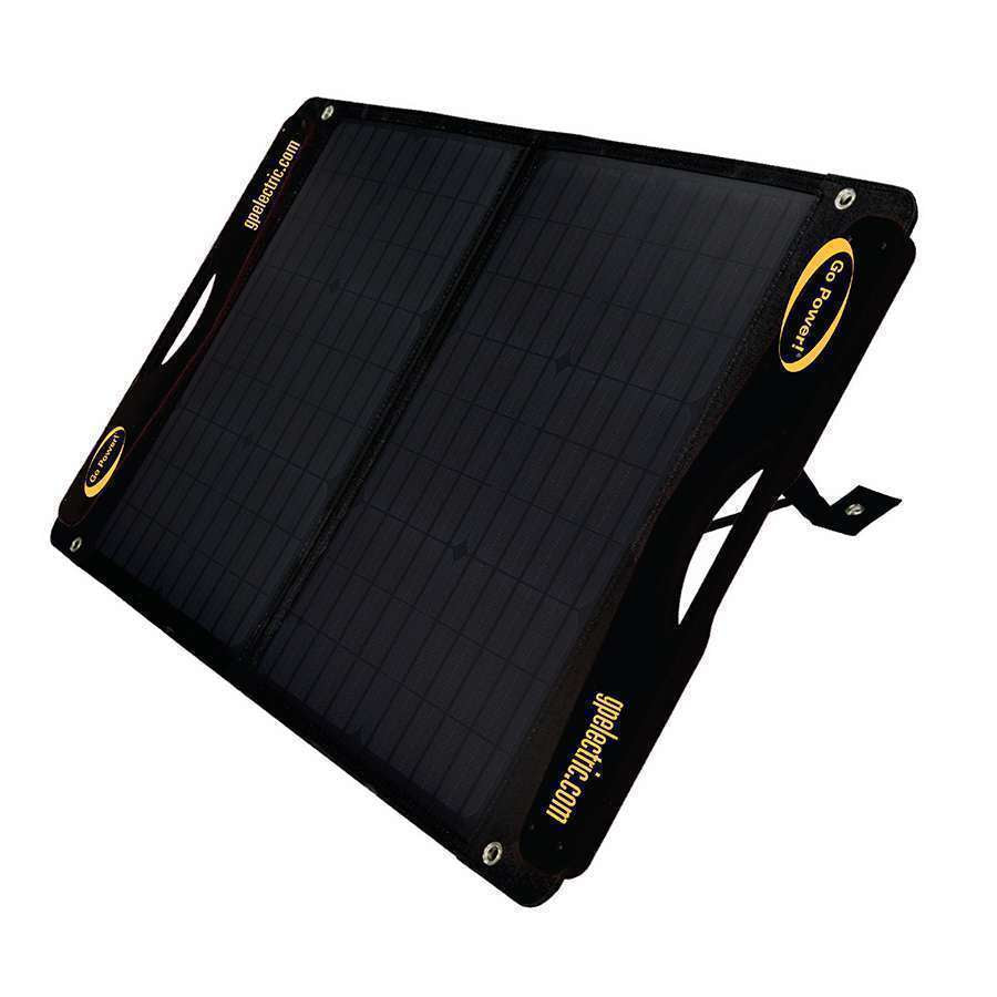 Go Power! GP-DURALITE-100: 100W/4.5A DURALITE PORTABLE SOLAR KIT W. 30A CONTROLLER