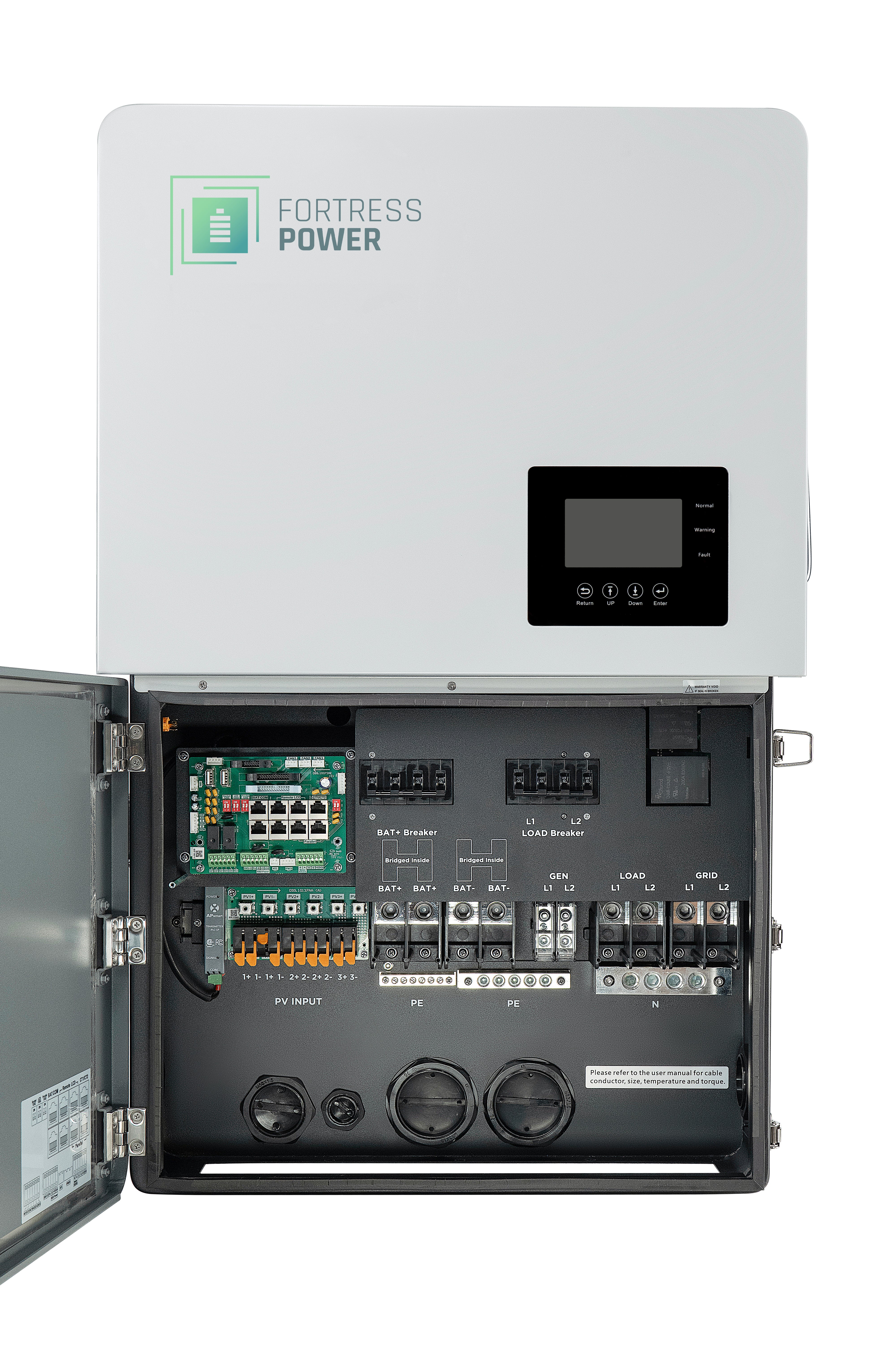 Fortress Power Envy Duo 21 Hybrid Inverter | 48V up to 16 kWh AC Output | 120V/240V Split-Phase or 208V 3-Phase