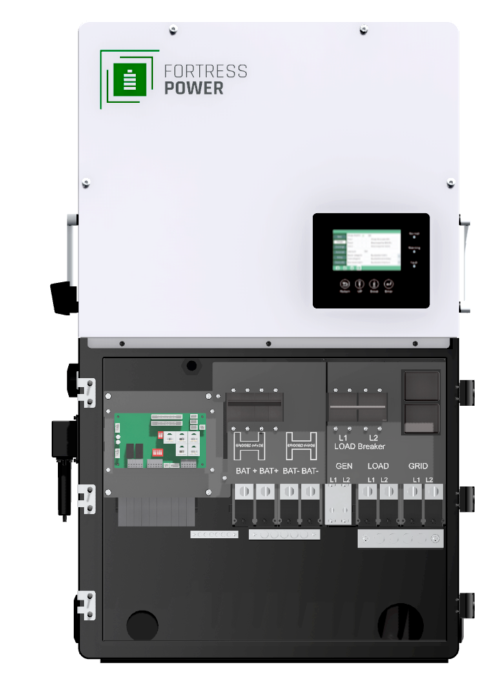 Fortress Power Envy True 12kW 48V 12kW 240V Triple MPPT Hybrid Solar Storage Inverter