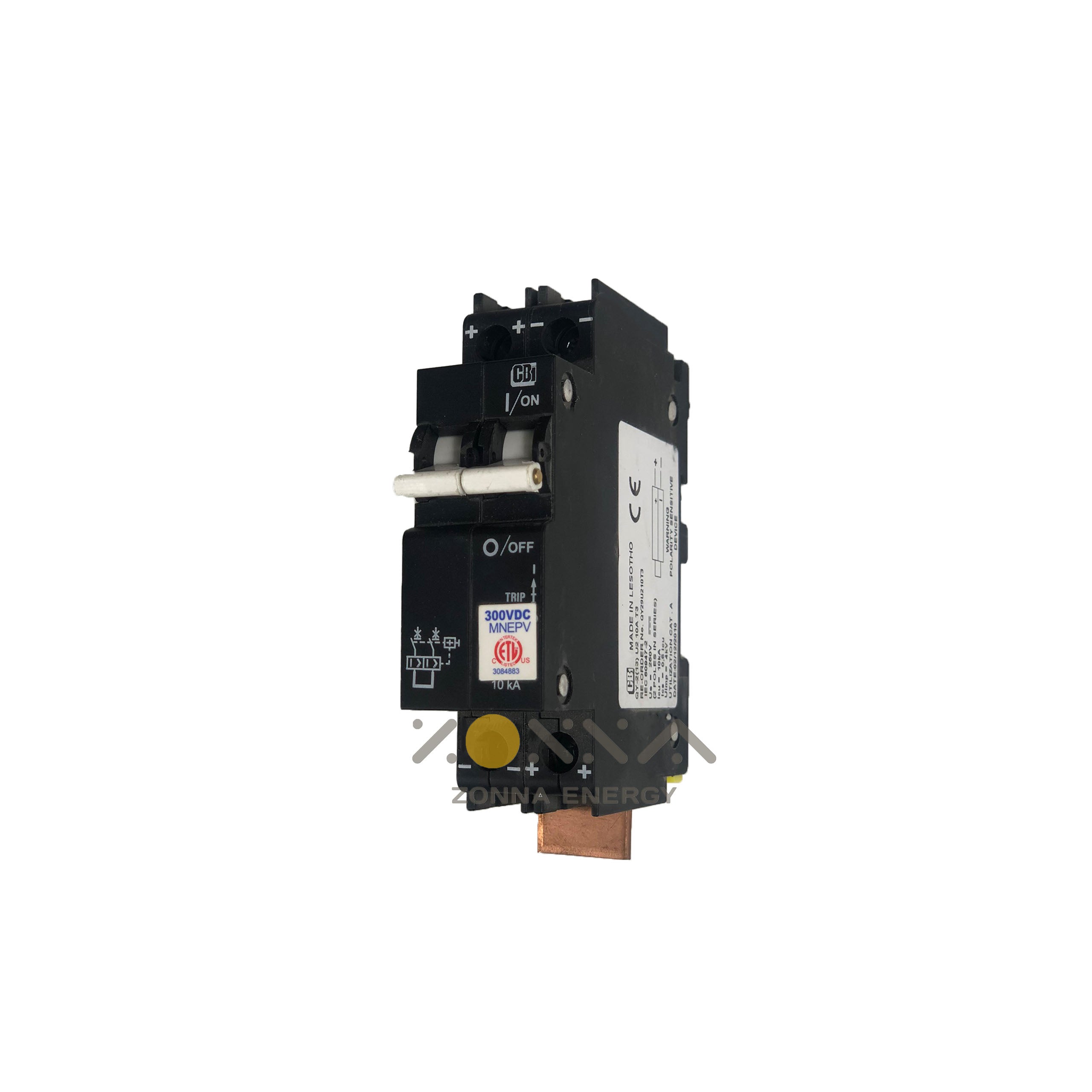 600VDC DIN Rail  Breaker - (20A/30A/40A)