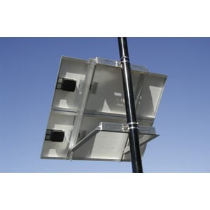 Side of Pole Mount for 4x Type D Solar Modules 31-33" x 60-67"