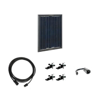 Zamp Solar Obsidian Series 25 Watt Solar Panel Kit
