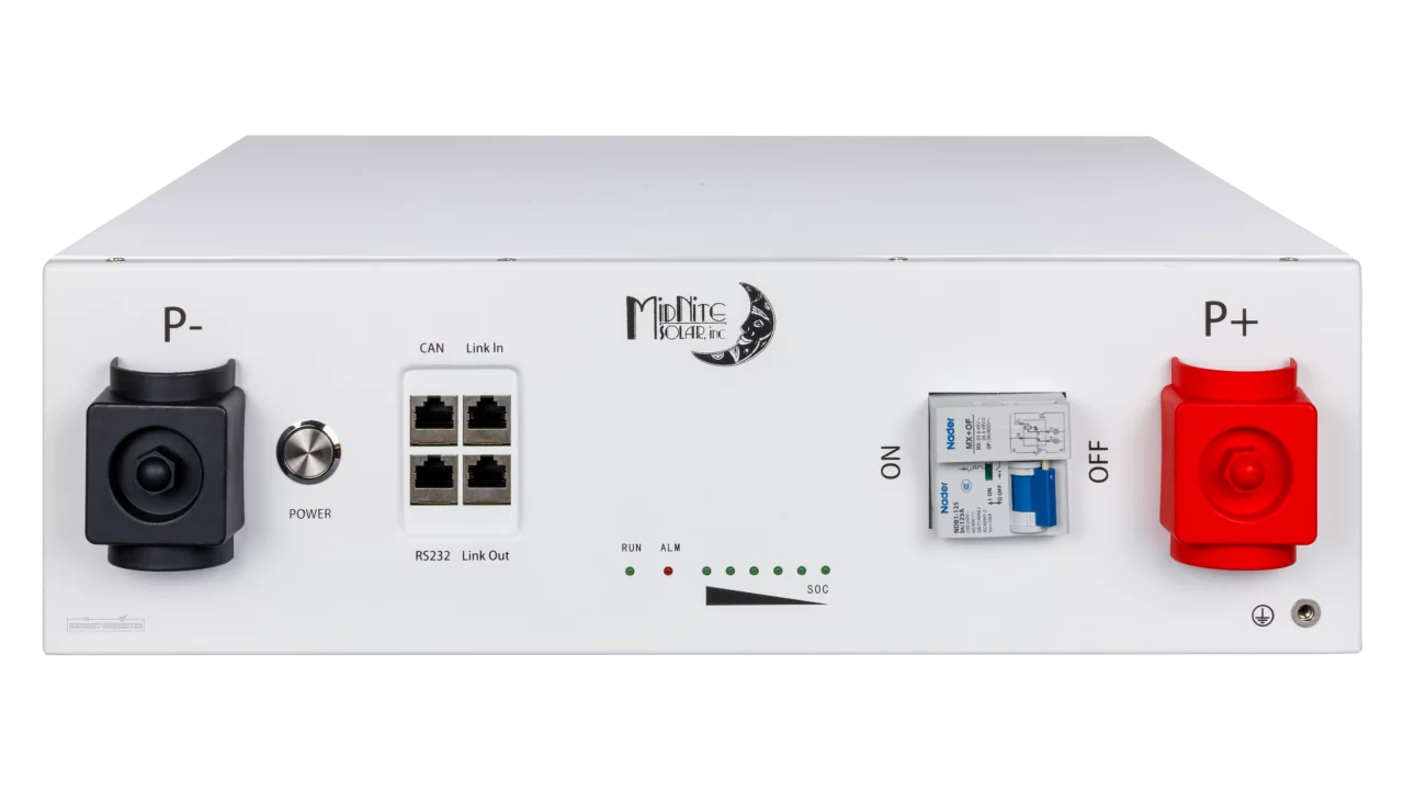 MidNite Solar PowerFlo5 5.12 kwh 48 Volt U3 Server Rack Mount LFP Battery